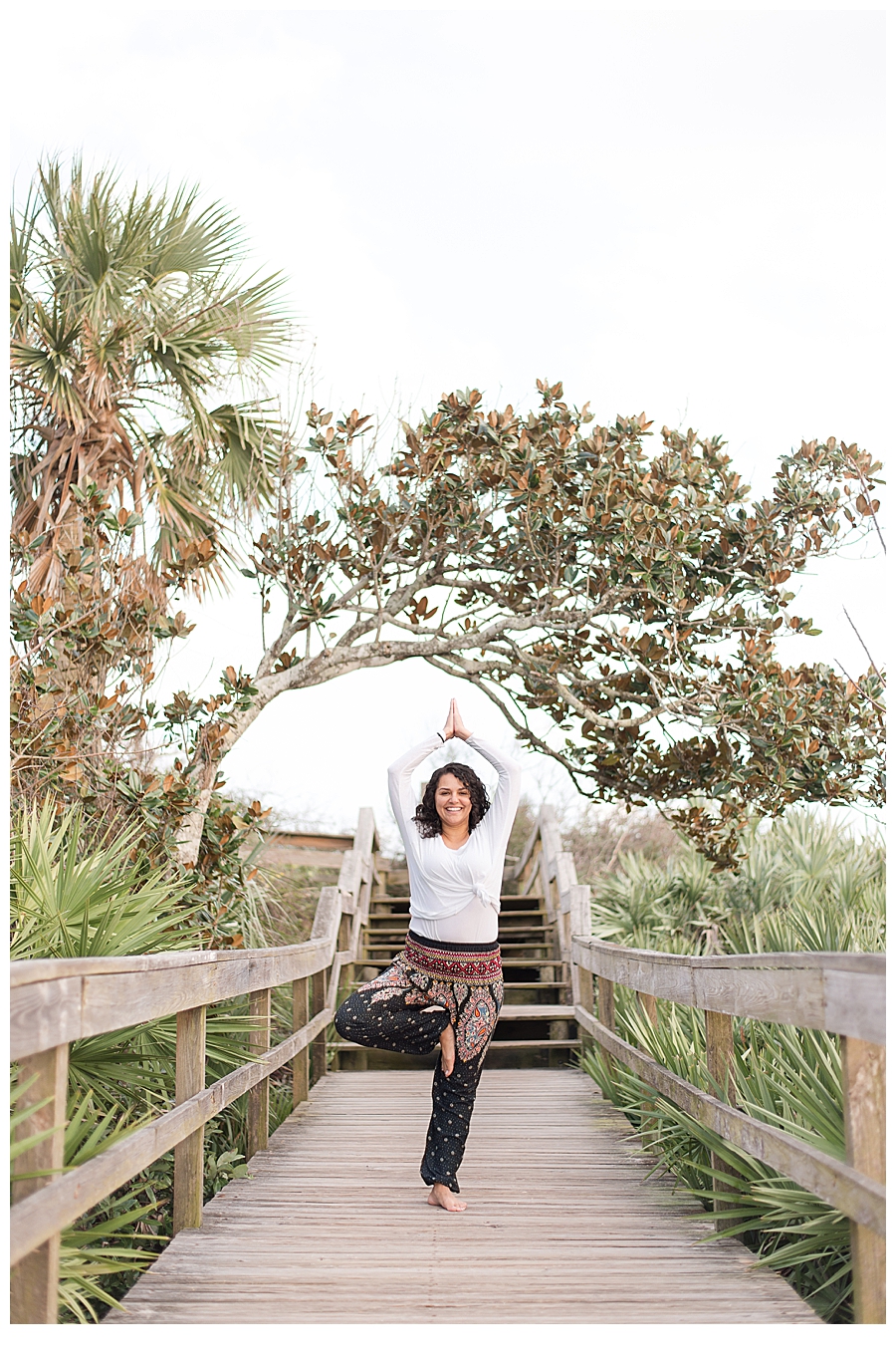 North Florida Vilano Beach Yoga Photo Session