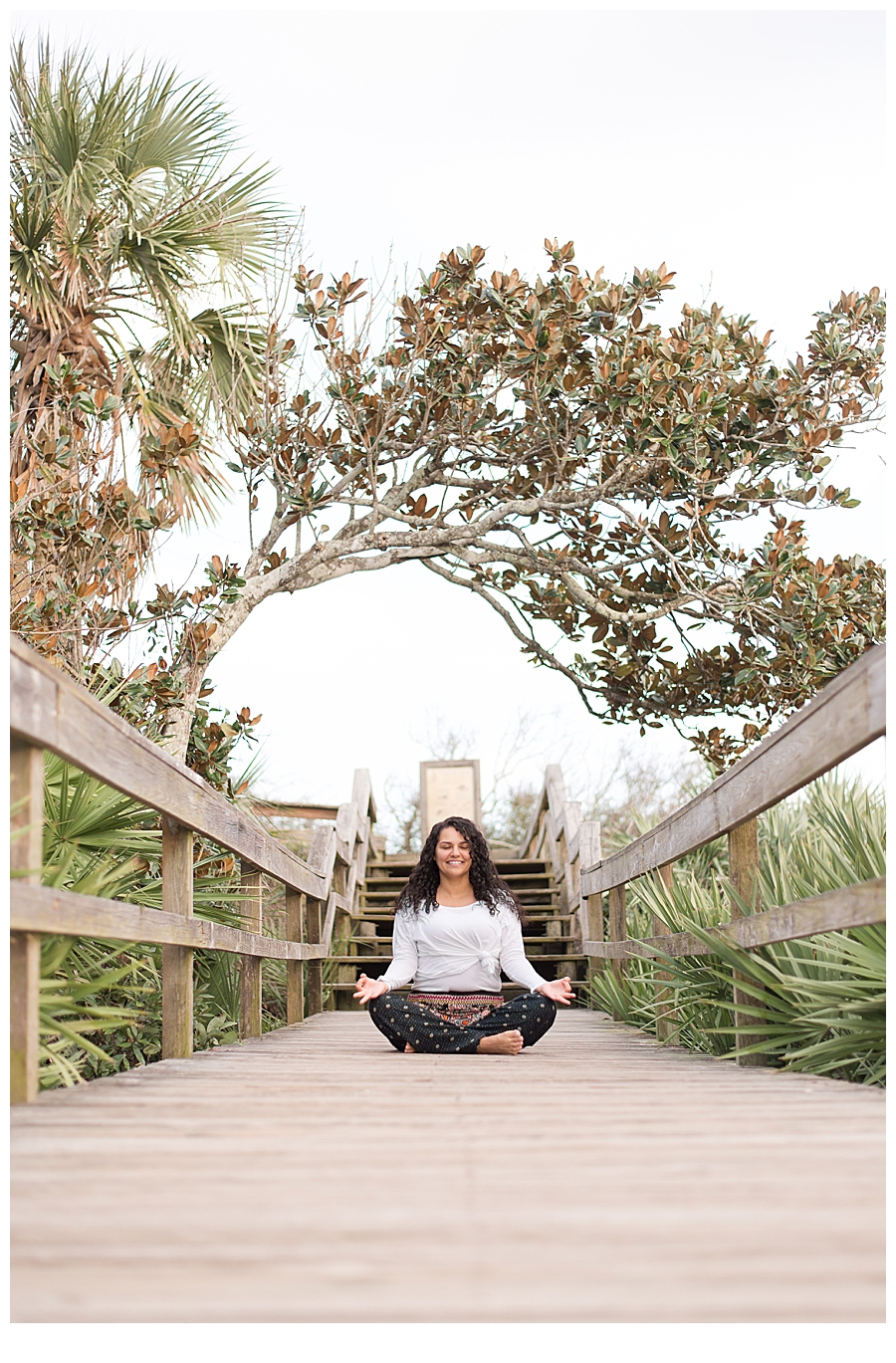 North Florida Vilano Beach Yoga Photo Session