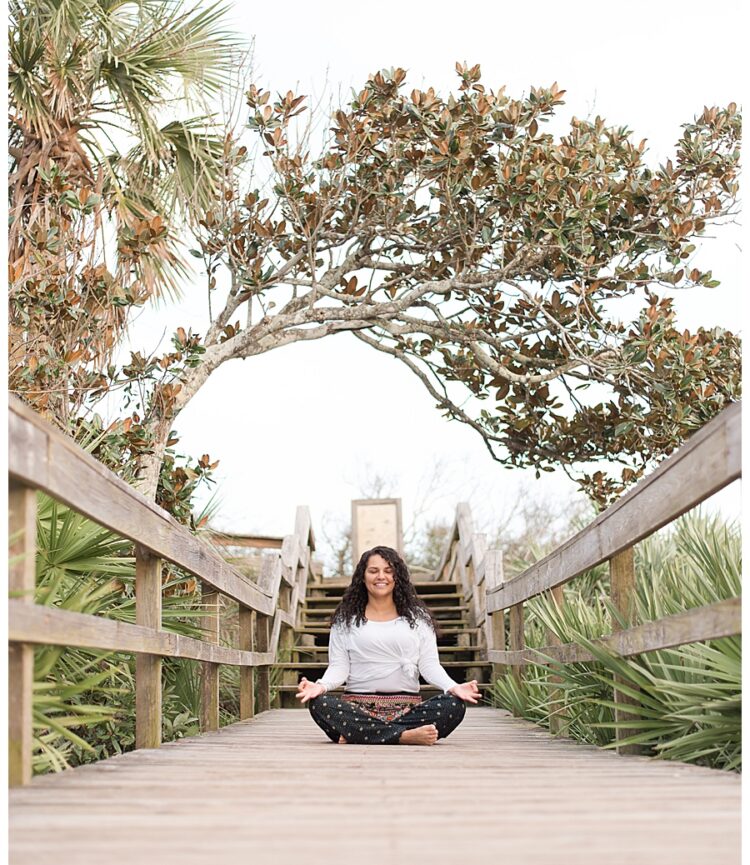 North Florida Vilano Beach Yoga Photo Session