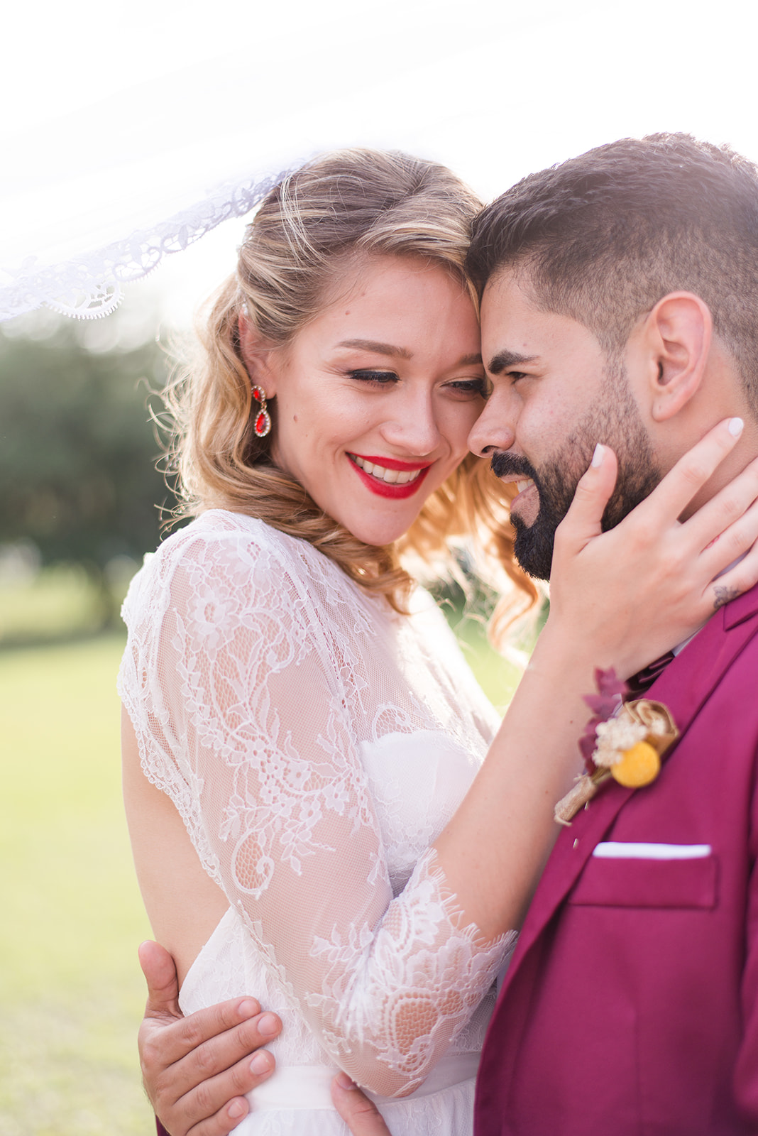 Emotional couple portrait