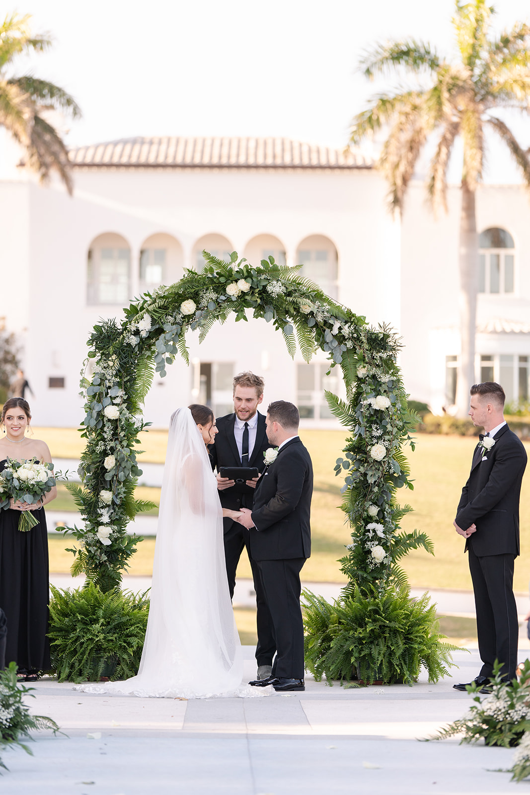 Wedding ceremony arch