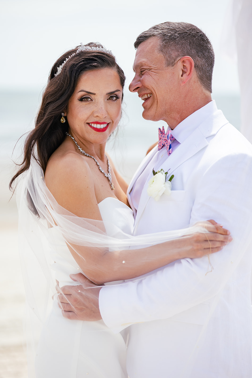 Romantic couple portrait